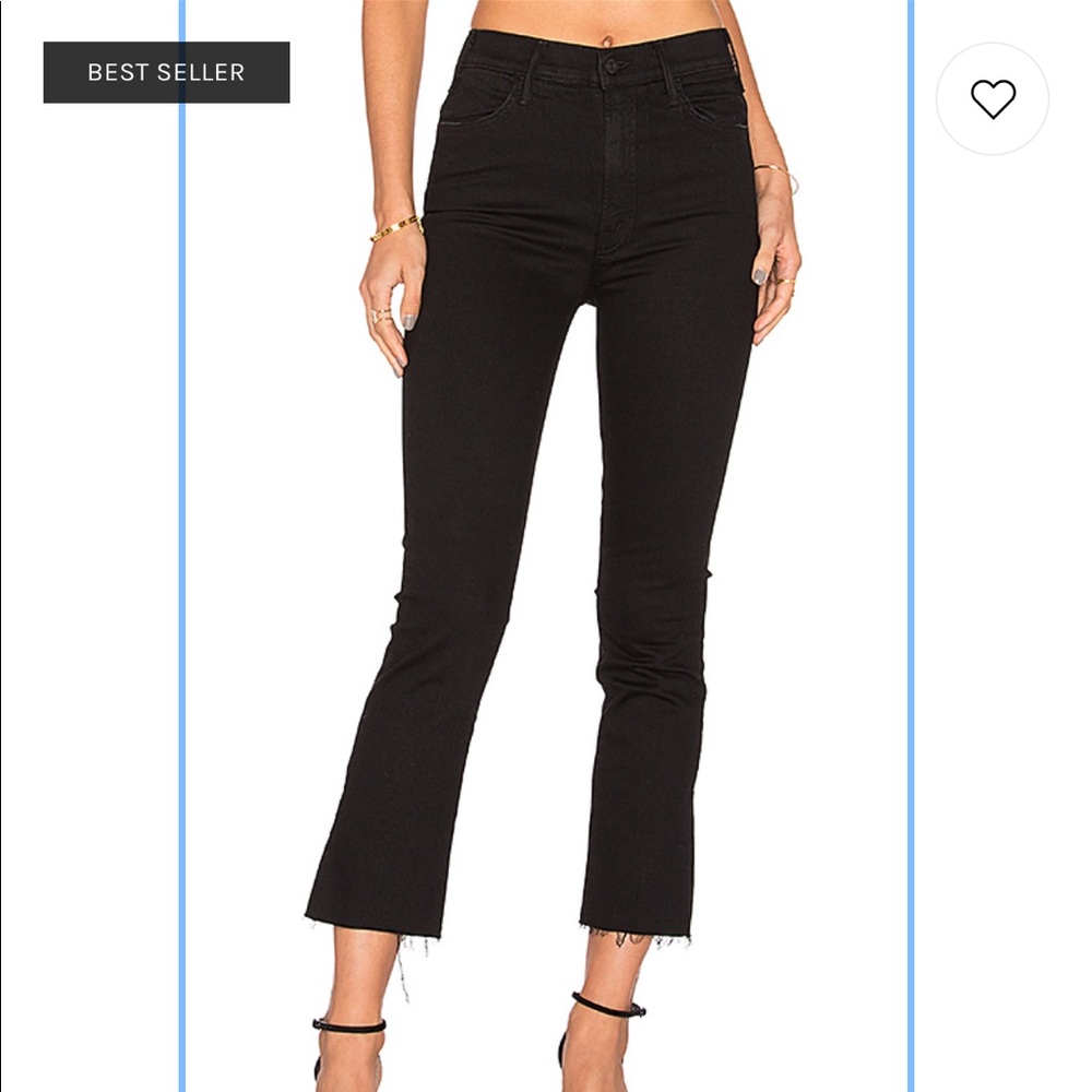 Mother Hustler Ankle Fray Jean